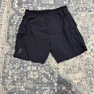 On Running Men's Dark Athletic Shorts